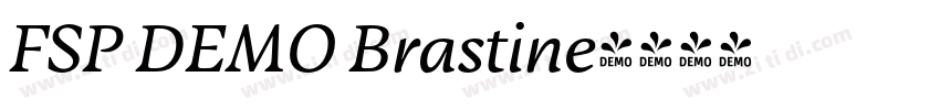 FSP DEMO Brastine字体转换 FSP DEMO Brastine字体转换